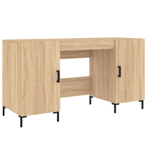 vidaXL Schreibtisch Sonoma-Eiche 140x50x75 cm Holzwerkstoff