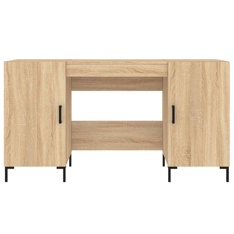 vidaXL Schreibtisch Sonoma-Eiche 140x50x75 cm Holzwerkstoff