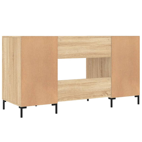 vidaXL Schreibtisch Sonoma-Eiche 140x50x75 cm Holzwerkstoff