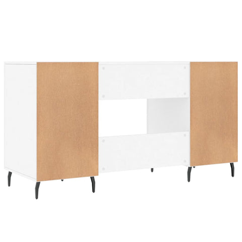 vidaXL Schreibtisch Weiß 140x50x75 cm Holzwerkstoff