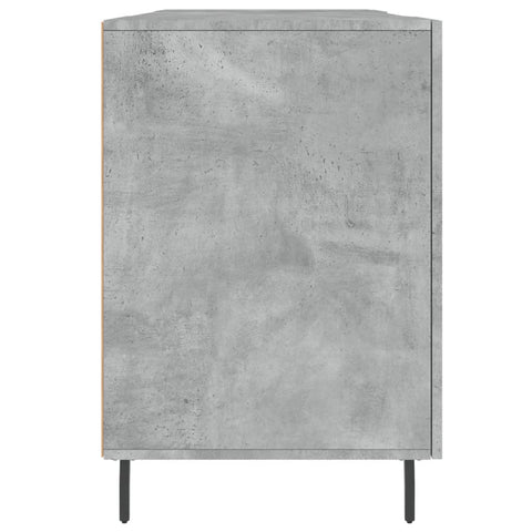 vidaXL Schreibtisch Betongrau 140x50x75 cm Holzwerkstoff