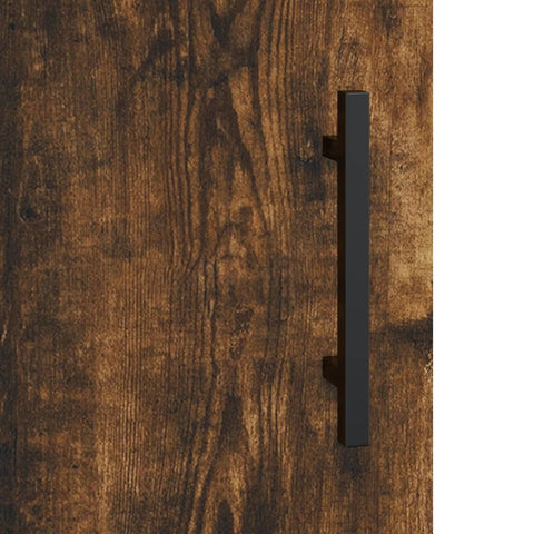 vidaXL Schreibtisch Räuchereiche 140x50x75 cm Holzwerkstoff