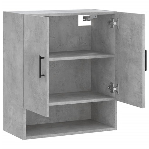 vidaXL Wandschrank Betongrau 60x31x70 cm Holzwerkstoff