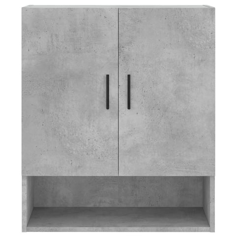 vidaXL Wandschrank Betongrau 60x31x70 cm Holzwerkstoff