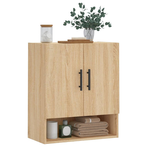 vidaXL Wandschrank Sonoma-Eiche 60x31x70 cm Holzwerkstoff