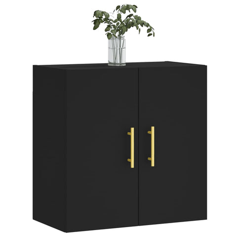 vidaXL Wandschrank Schwarz 60x31x60 cm Holzwerkstoff