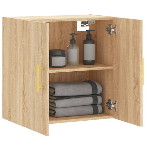 vidaXL Wandschrank Sonoma-Eiche 60x31x60 cm Holzwerkstoff