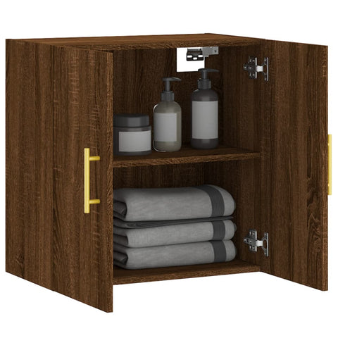 vidaXL Wandschrank Braun Eichen-Optik 60x31x60 cm Holzwerkstoff