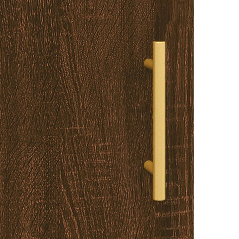 vidaXL Wandschrank Braun Eichen-Optik 60x31x60 cm Holzwerkstoff