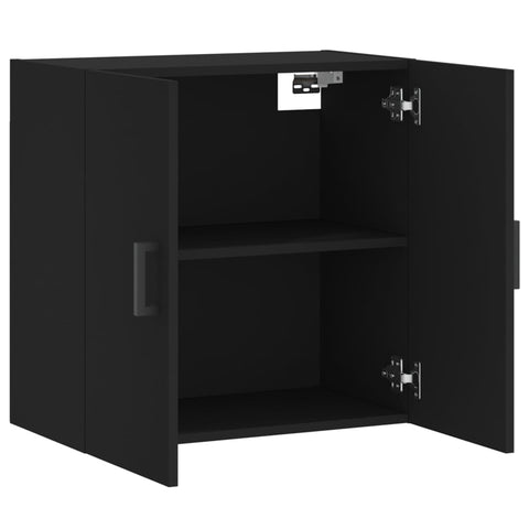 vidaXL Wandschrank Schwarz 60x31x60 cm Holzwerkstoff