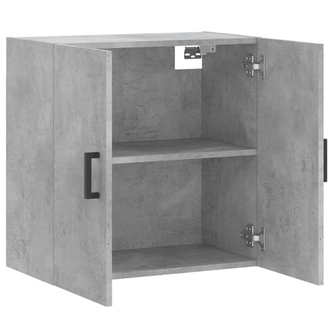 vidaXL Wandschrank Betongrau 60x31x60 cm Holzwerkstoff