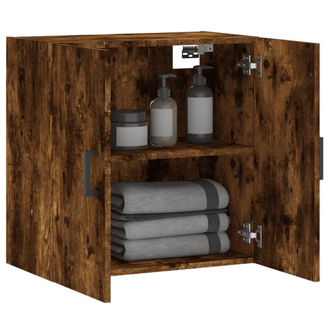 vidaXL Wandschrank Räuchereiche 60x31x60 cm Holzwerkstoff