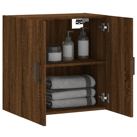 vidaXL Wandschrank Braun Eichen-Optik 60x31x60 cm Holzwerkstoff