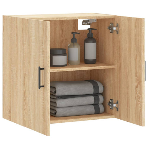 vidaXL Wandschrank Sonoma-Eiche 60x31x60 cm Holzwerkstoff