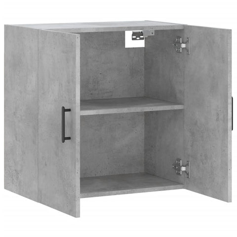 vidaXL Wandschrank Betongrau 60x31x60 cm Holzwerkstoff