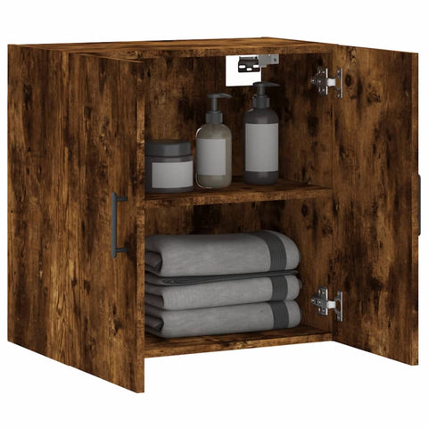 vidaXL Wandschrank Räuchereiche 60x31x60 cm Holzwerkstoff