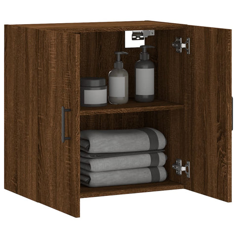 vidaXL Wandschrank Braun Eichen-Optik 60x31x60 cm Holzwerkstoff