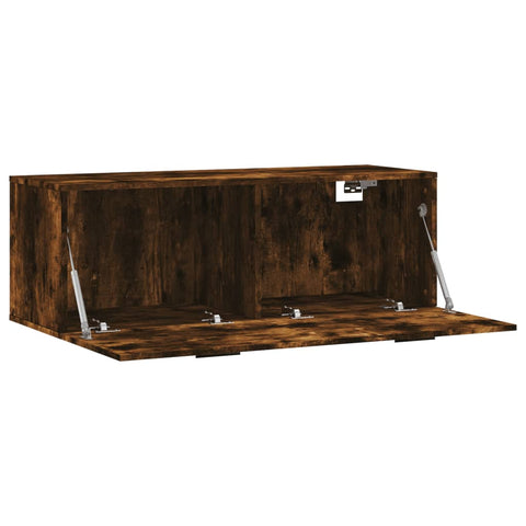 vidaXL Wandschrank Räuchereiche 100x36,5x35 cm Holzwerkstoff