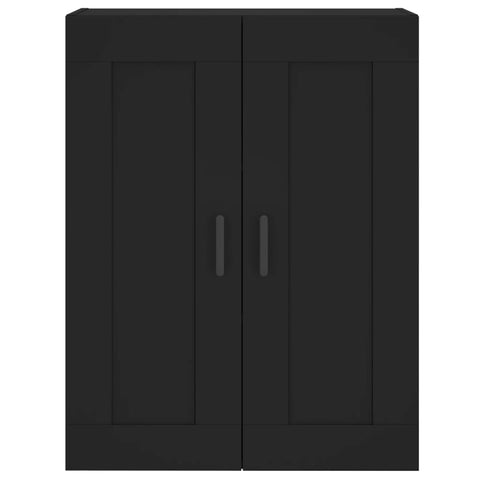 vidaXL Wandschrank Schwarz 69,5x34x90 cm Holzwerkstoff