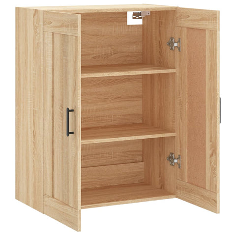 vidaXL Wandschrank Sonoma-Eiche 69,5x34x90 cm Holzwerkstoff