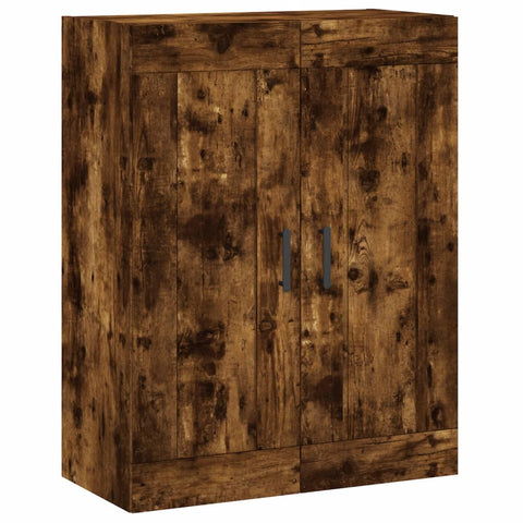 vidaXL Wandschrank Räuchereiche 69,5x34x90 cm Holzwerkstoff