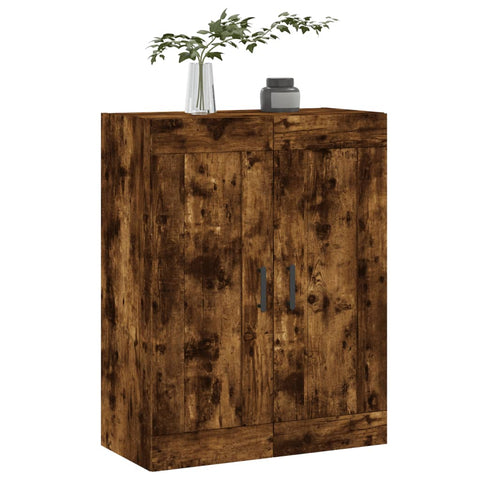 vidaXL Wandschrank Räuchereiche 69,5x34x90 cm Holzwerkstoff