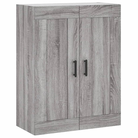 vidaXL Wandschrank Grau Sonoma 69,5x34x90 cm Holzwerkstoff