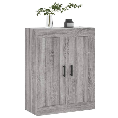 vidaXL Wandschrank Grau Sonoma 69,5x34x90 cm Holzwerkstoff