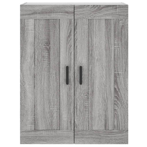 vidaXL Wandschrank Grau Sonoma 69,5x34x90 cm Holzwerkstoff