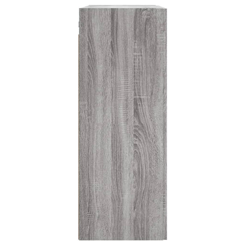 vidaXL Wandschrank Grau Sonoma 69,5x34x90 cm Holzwerkstoff