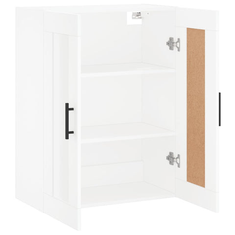 vidaXL Wandschrank Weiß 69,5x34x90 cm Holzwerkstoff