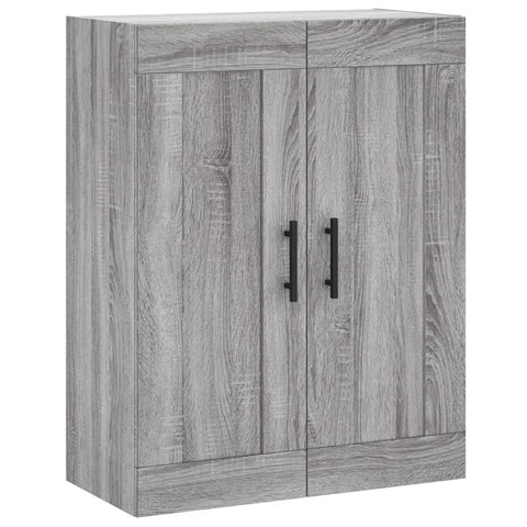 vidaXL Wandschrank Grau Sonoma 69,5x34x90 cm Holzwerkstoff