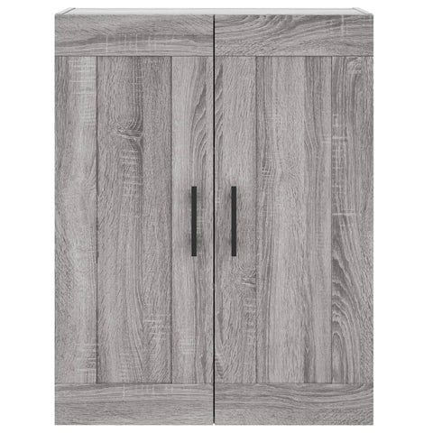 vidaXL Wandschrank Grau Sonoma 69,5x34x90 cm Holzwerkstoff