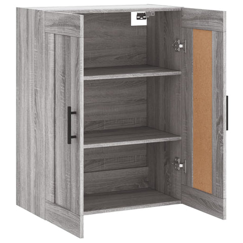 vidaXL Wandschrank Grau Sonoma 69,5x34x90 cm Holzwerkstoff