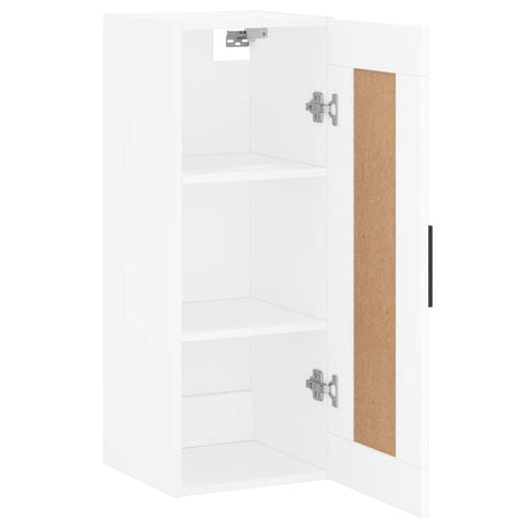 vidaXL Wandschrank Weiß 34,5x34x90 cm Holzwerkstoff