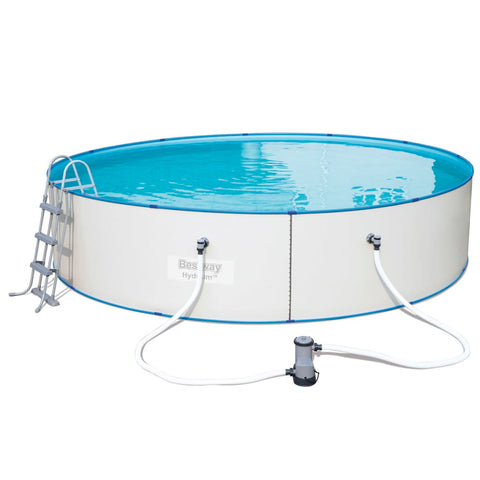 Bestway Hydrium Stahlrahmen-Pool Set Rund 460x90 cm