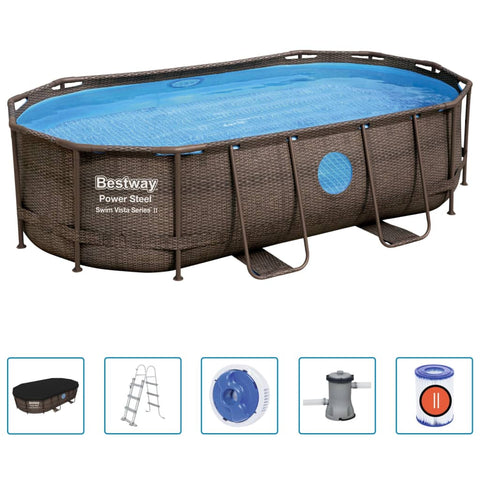 Bestway Power Steel Pool-Set 427x250x100 cm