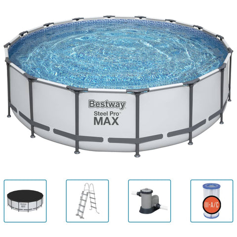 Bestway Steel Pro MAX Swimmingpool-Set 488x122 cm