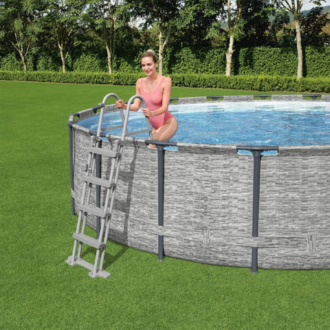 Bestway Power Steel Swimmingpool Rund 488x122 cm