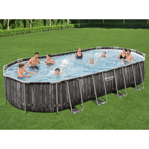 Bestway Swimmingpool Set Oval 7,32x3,66x1,22 m