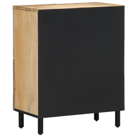 vidaXL Beistellschrank 60x33x75 cm Massivholz Mango