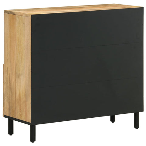 vidaXL Beistellschrank 80x33x75 cm Massivholz Mango