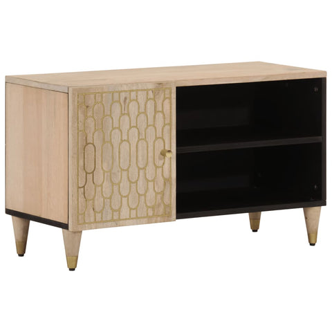 hocami - TV-Schrank 80x31x46 cm Massivholz Mango - tv-schrank-80x31x46-cm-massivholz-mango - 