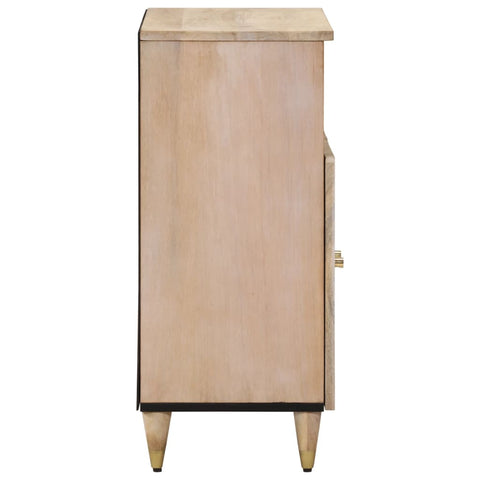 Beistellschrank 60x33x75 cm Massivholz Mango