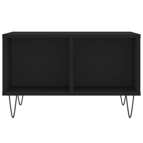 vidaXL Couchtisch Schwarz 60x50x36,5 cm Holzwerkstoff