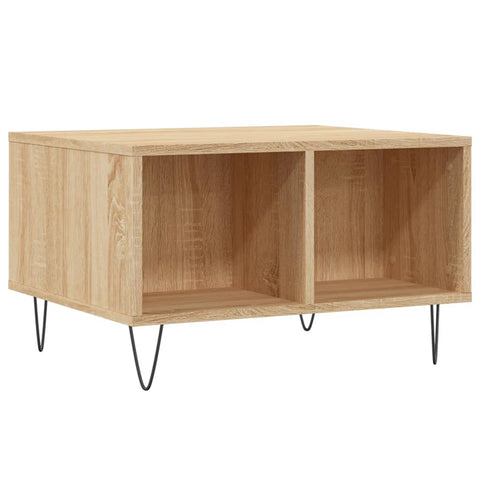 vidaXL Couchtisch Sonoma-Eiche 60x50x36,5 cm Holzwerkstoff