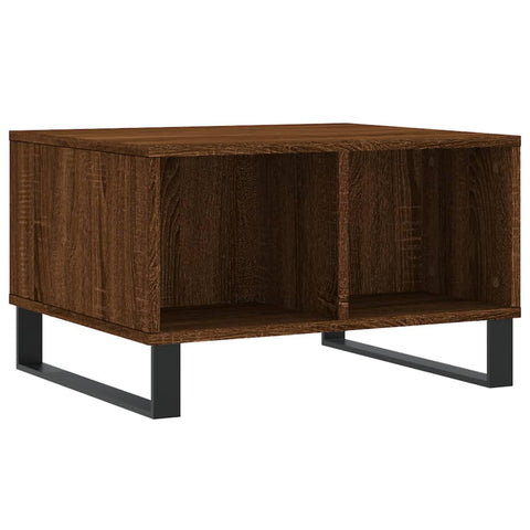 vidaXL Couchtisch Braun Eichen-Optik 60x50x36,5 cm Holzwerkstoff