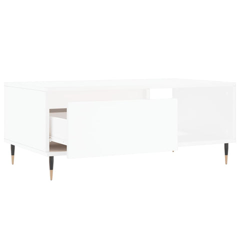 vidaXL Couchtisch Weiß 90x50x36,5 cm Holzwerkstoff