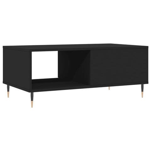 vidaXL Couchtisch Schwarz 90x50x36,5 cm Holzwerkstoff