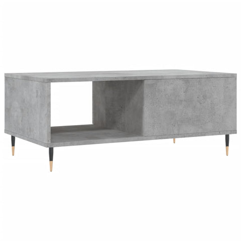 vidaXL Couchtisch Betongrau 90x50x36,5 cm Holzwerkstoff